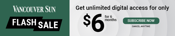 Vancouver Sun. unlimited digital access 