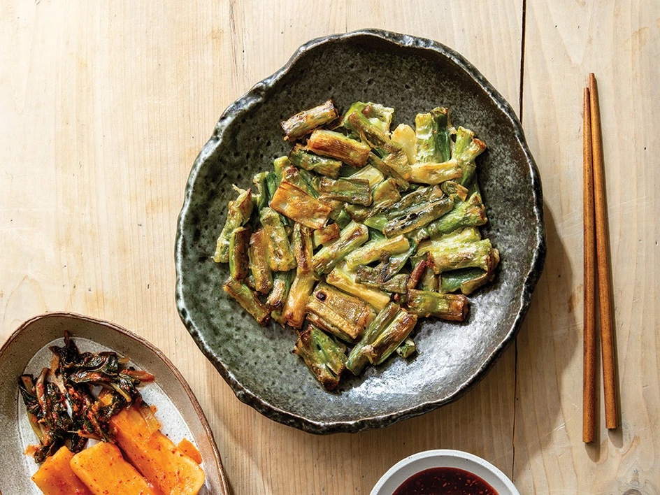 Scallion pancakes (pajeon)