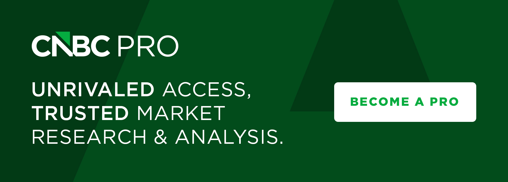 CNBC Pro - Become a Pro