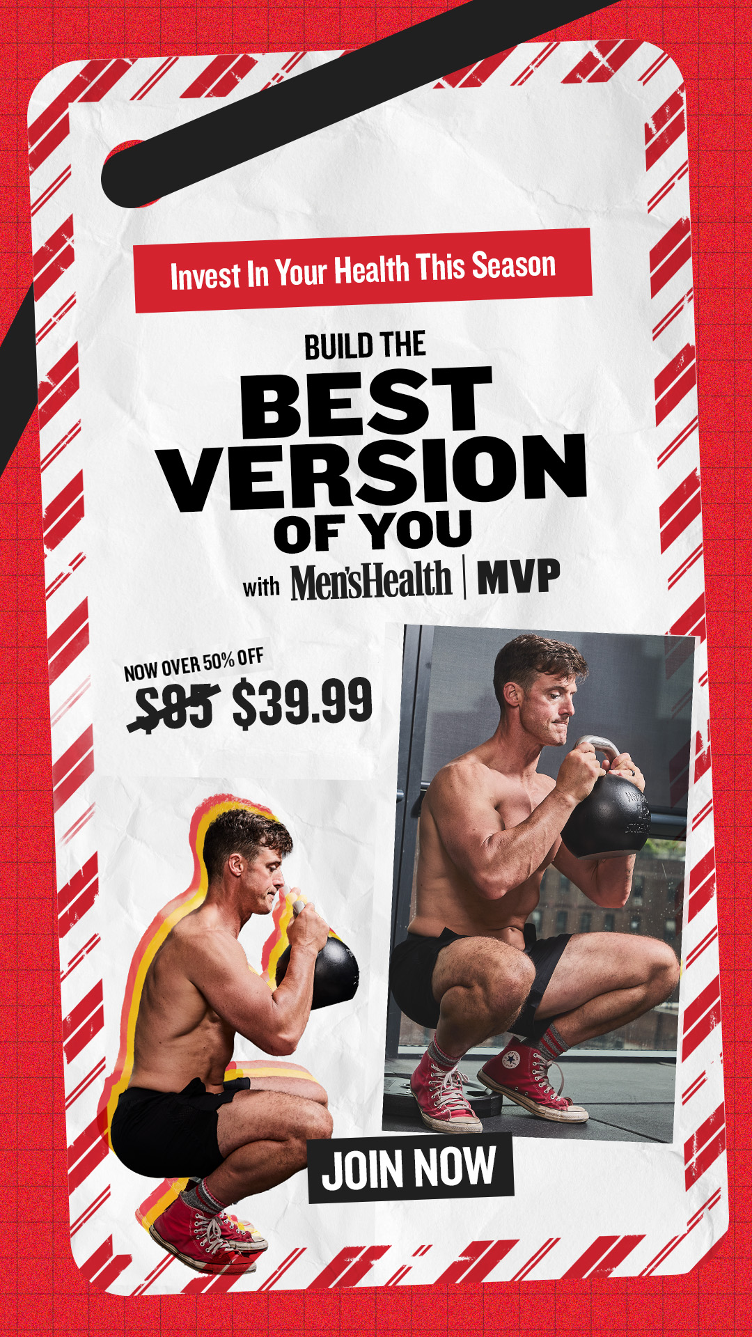 Men's Health MVP. Invest in Your Health this Season. Now Over 50% Off. Join Now.