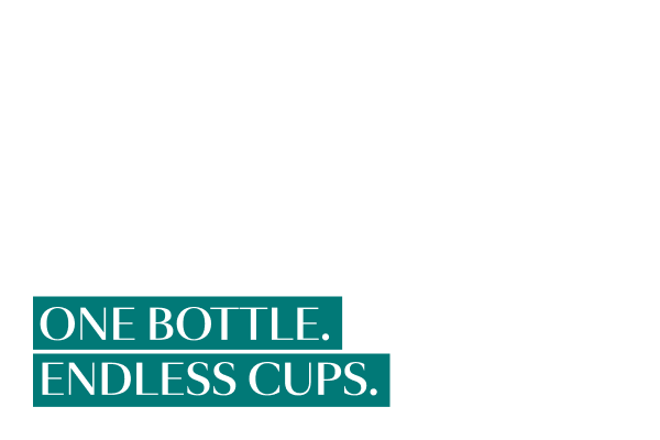 One Bottle. Endless Cups.