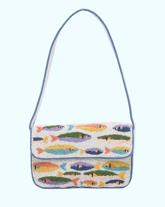 A beaded bag that reminds us of Staud under $50…