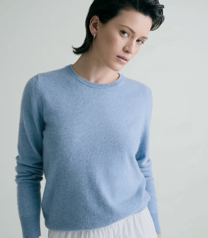 Mongolian Cashmere Crewneck Sweater