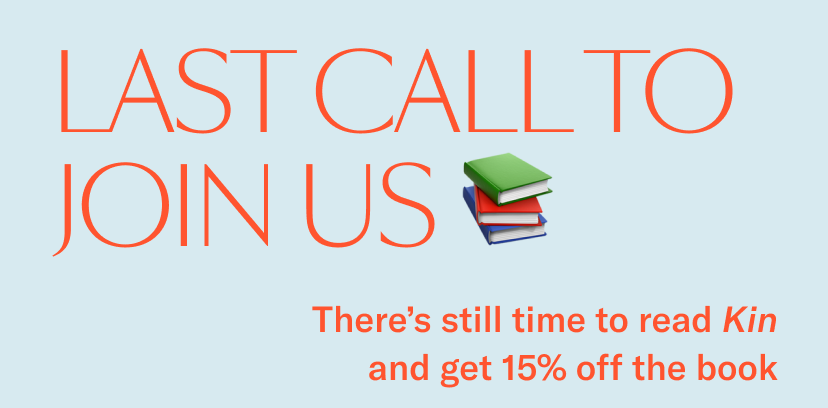 Last call to join us 📚