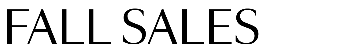 Fall Sales