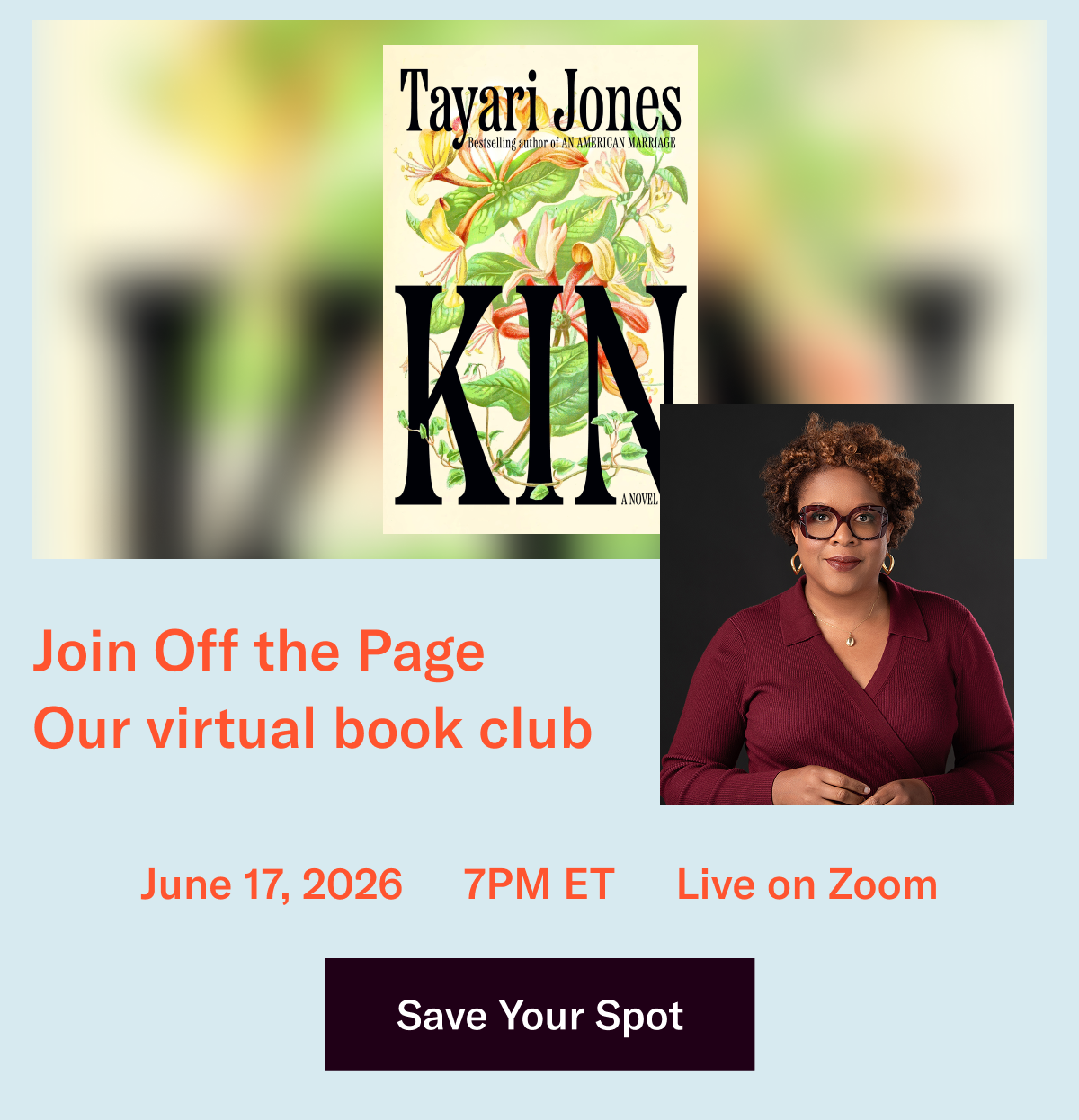 Join Off The Page, our virtual book club
