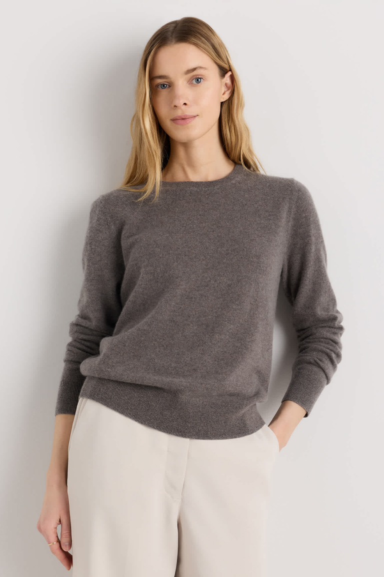 Mongolian Cashmere Crewneck Sweater
