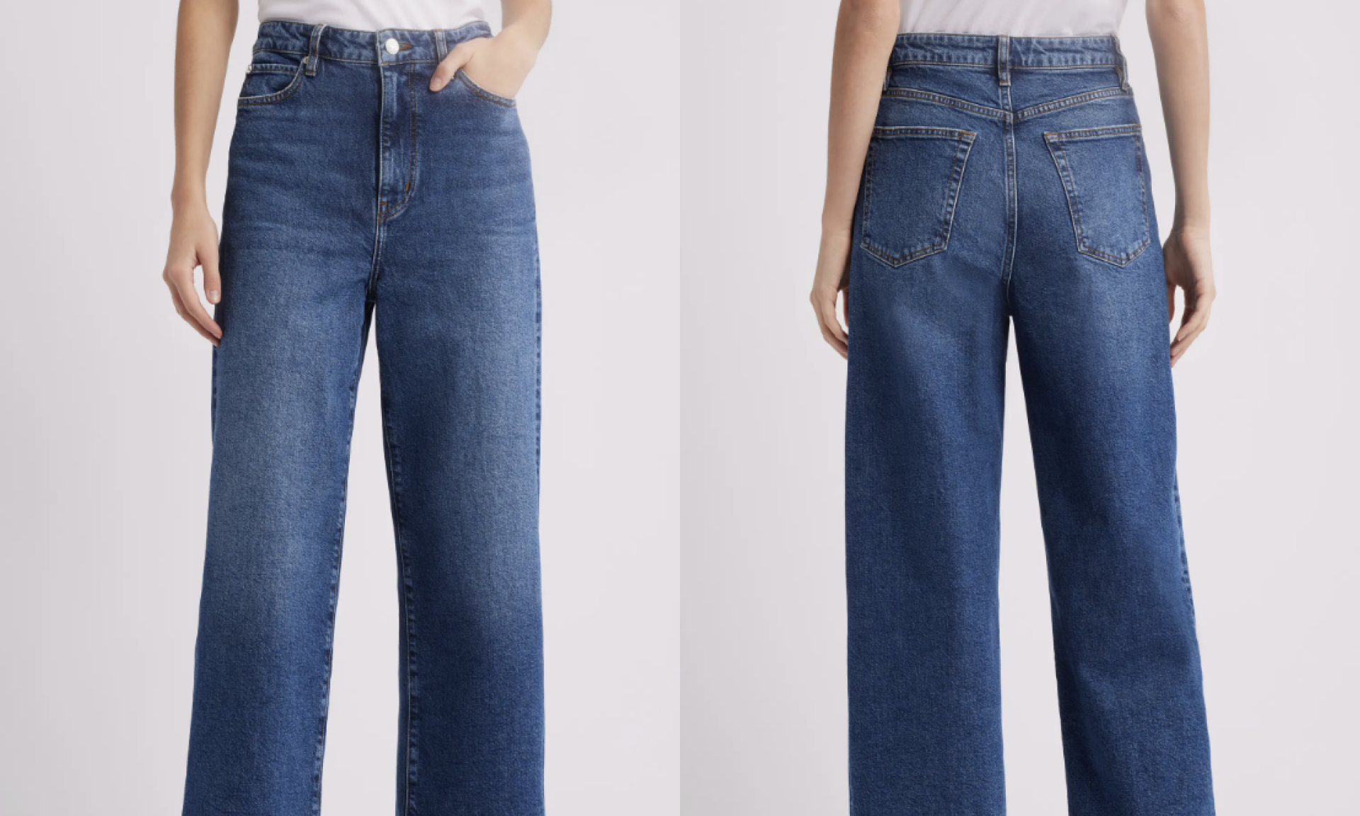 The Wide High-Waist Ankle Jeans