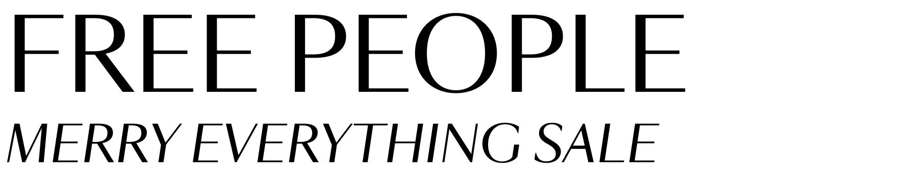 Free People Merry Everything Sale