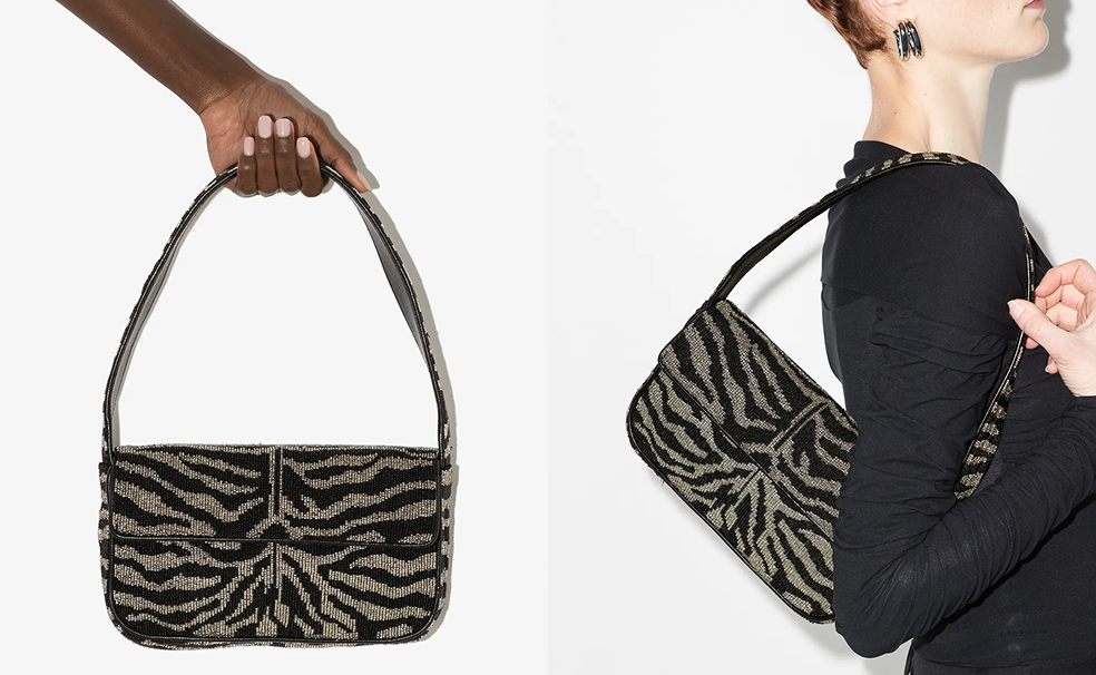 Tommy Beaded Shoulder Bag