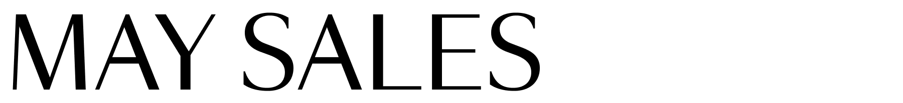 May Sales
