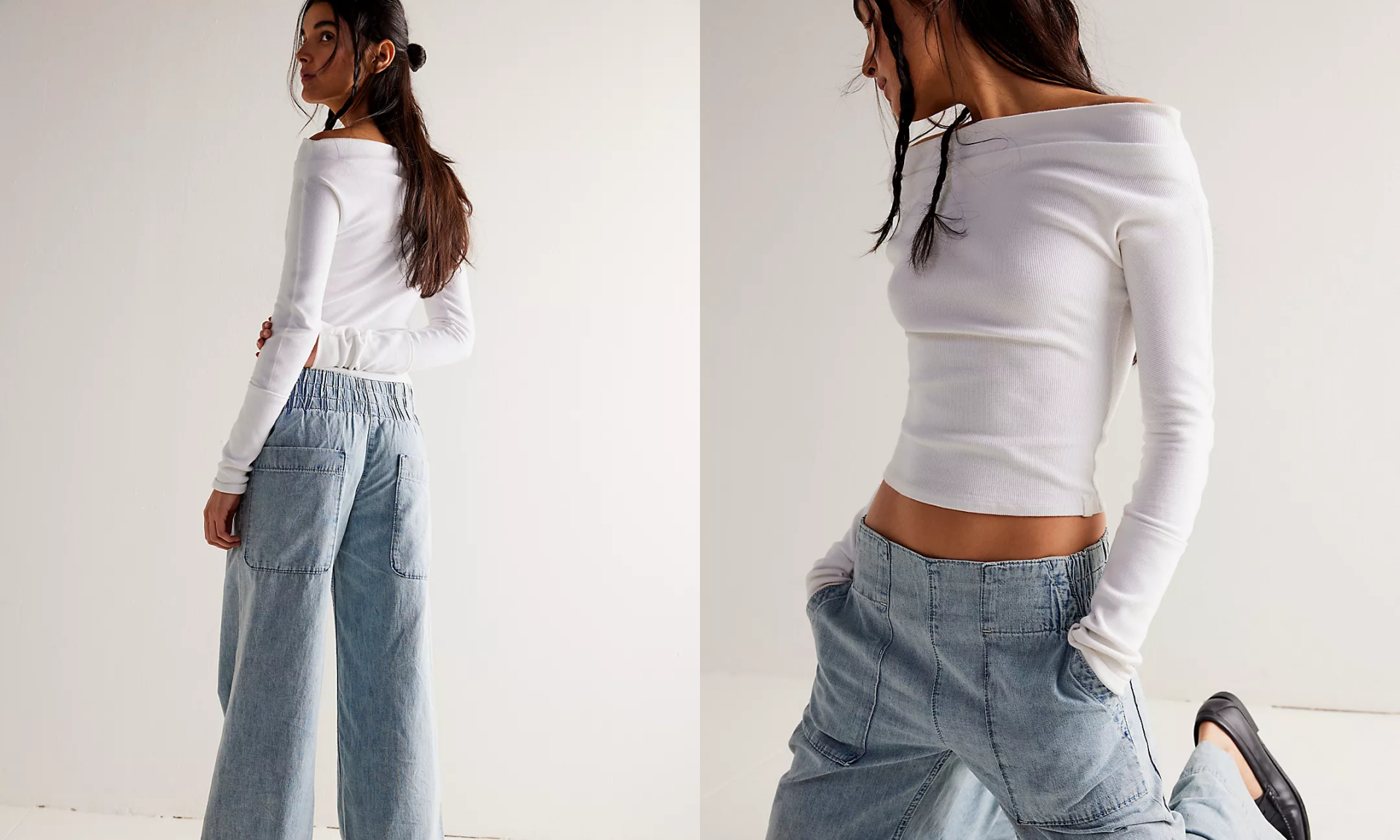 We The Free Breezy Denim Pull-On Jeans