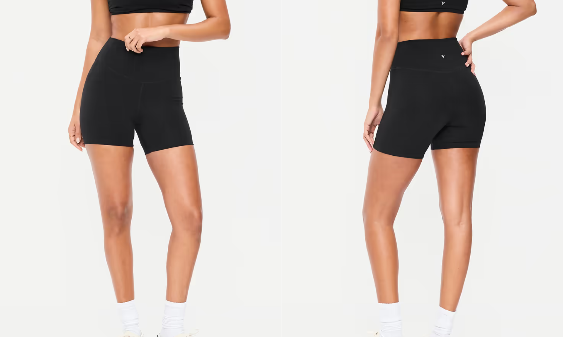 High-Waisted PowerChill Biker Shorts