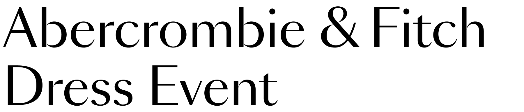 Abercrombie & Fitch Dress Sale