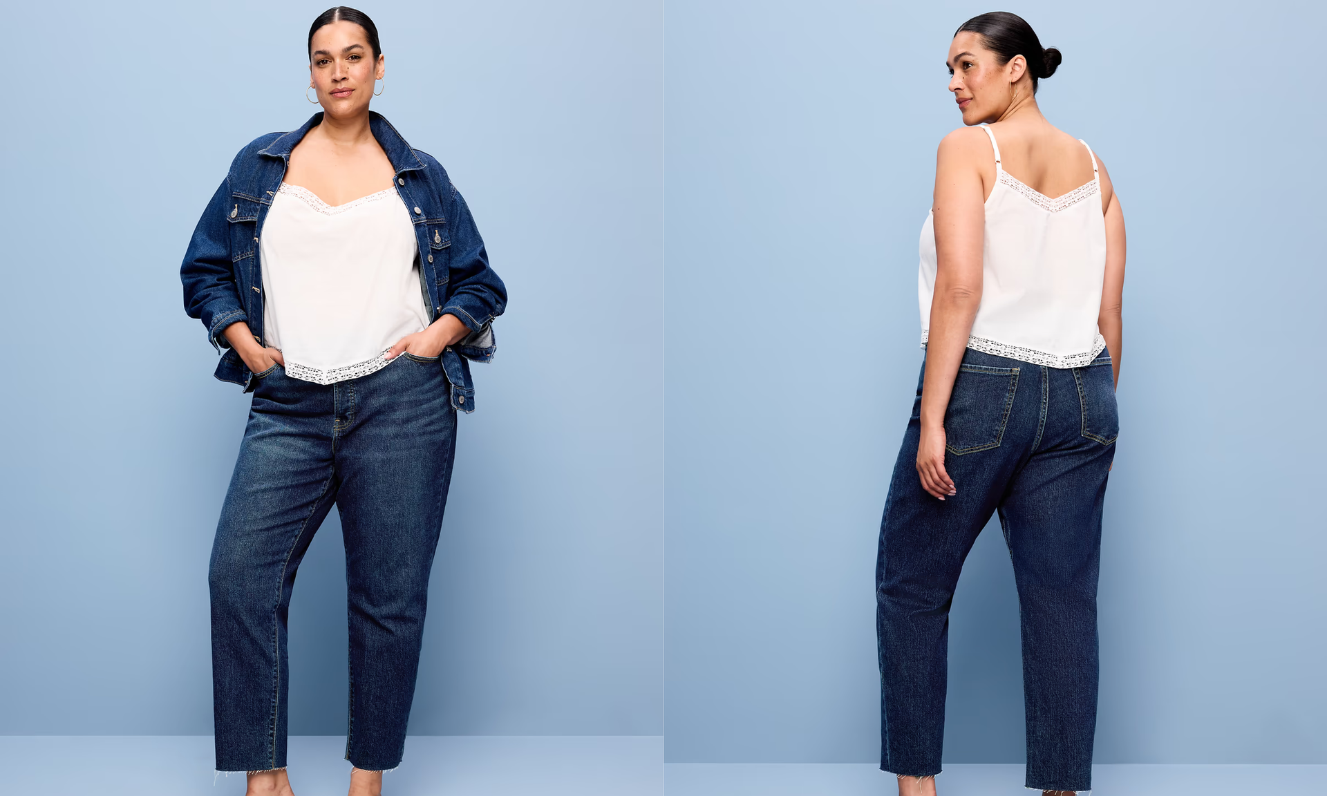 High-Waisted OG Straight Ankle Jeans