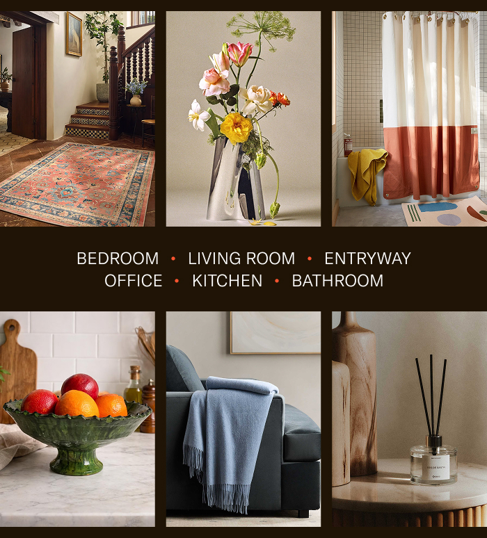 Bedroom, Living Room, Entryway, Office, Kitchen, Bathroom