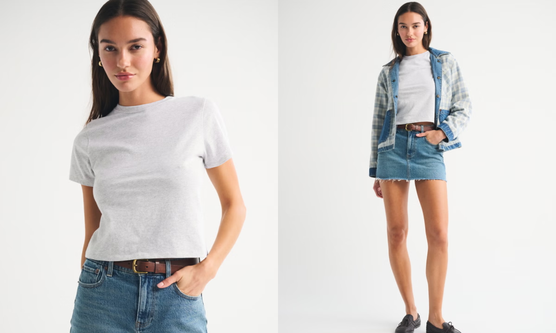 Essential Polished Body-Skimming Tee
