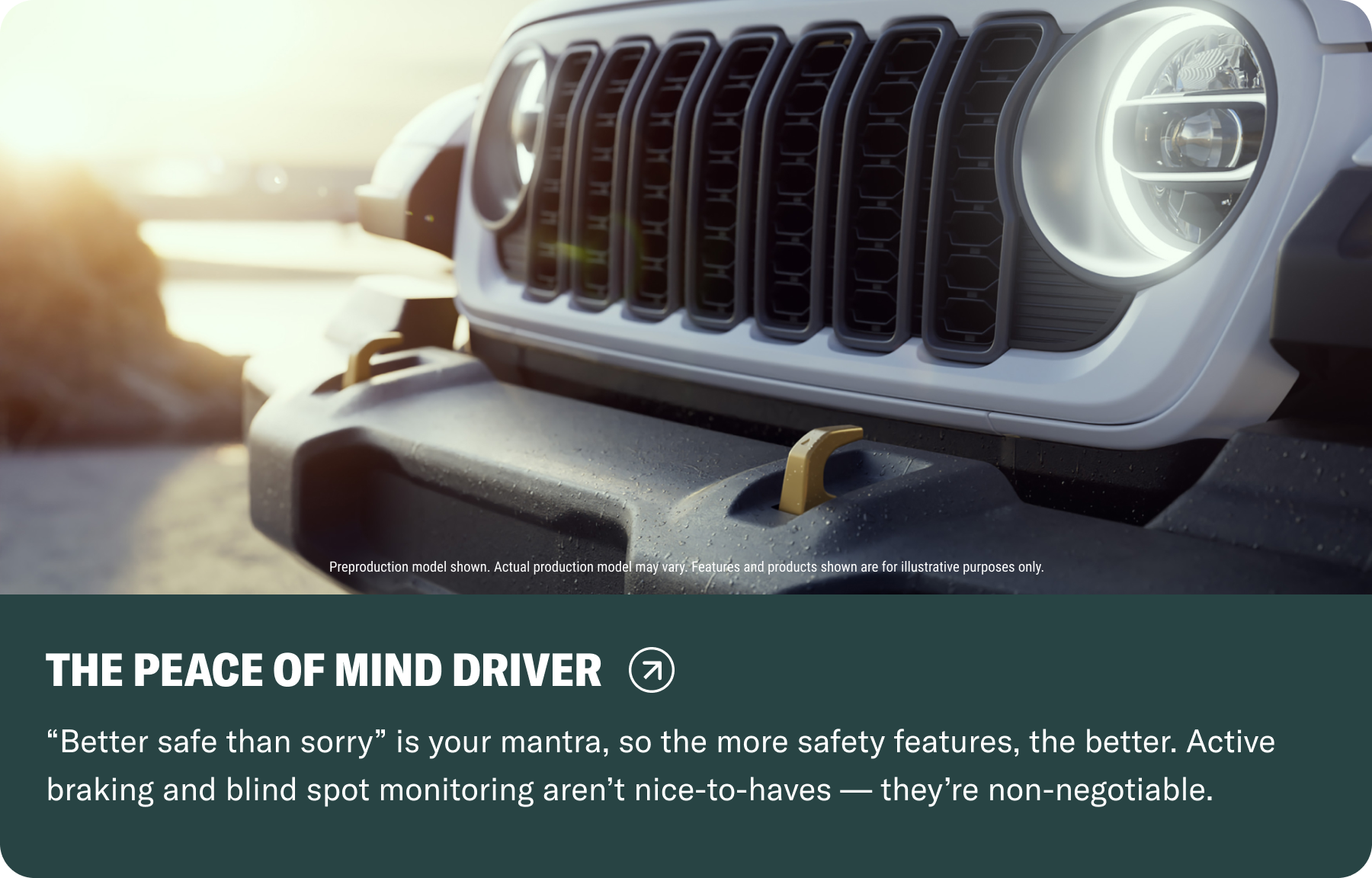 The Peace of Mind Driver: 