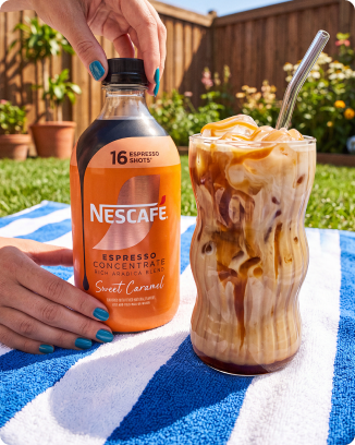 Oat Milk Caramel Latte