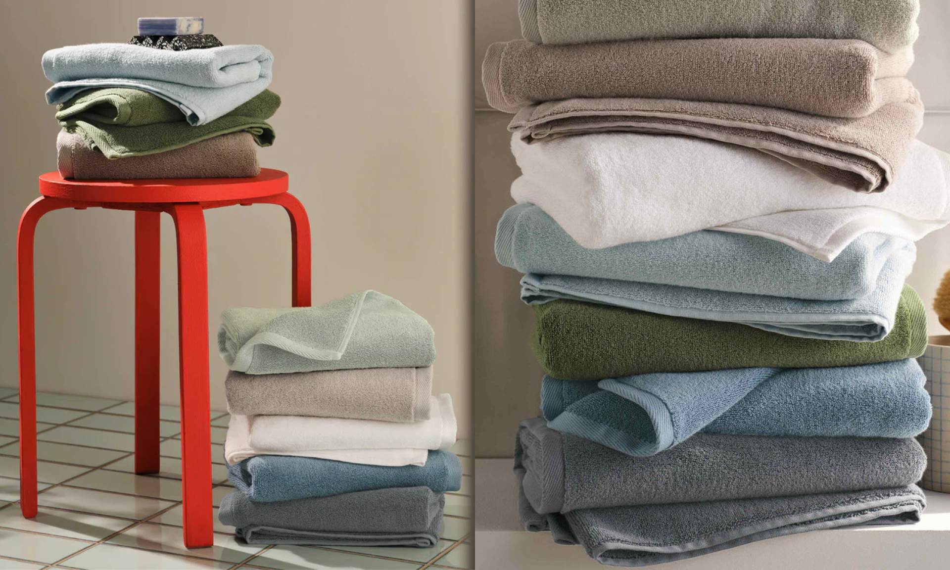 Plush Turkish Cotton Bath Towel Bundle