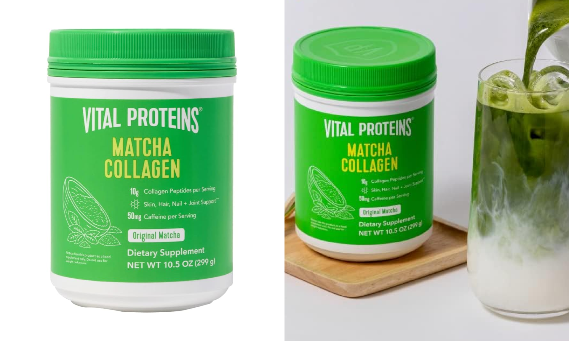 Matcha Collagen Peptides Powder