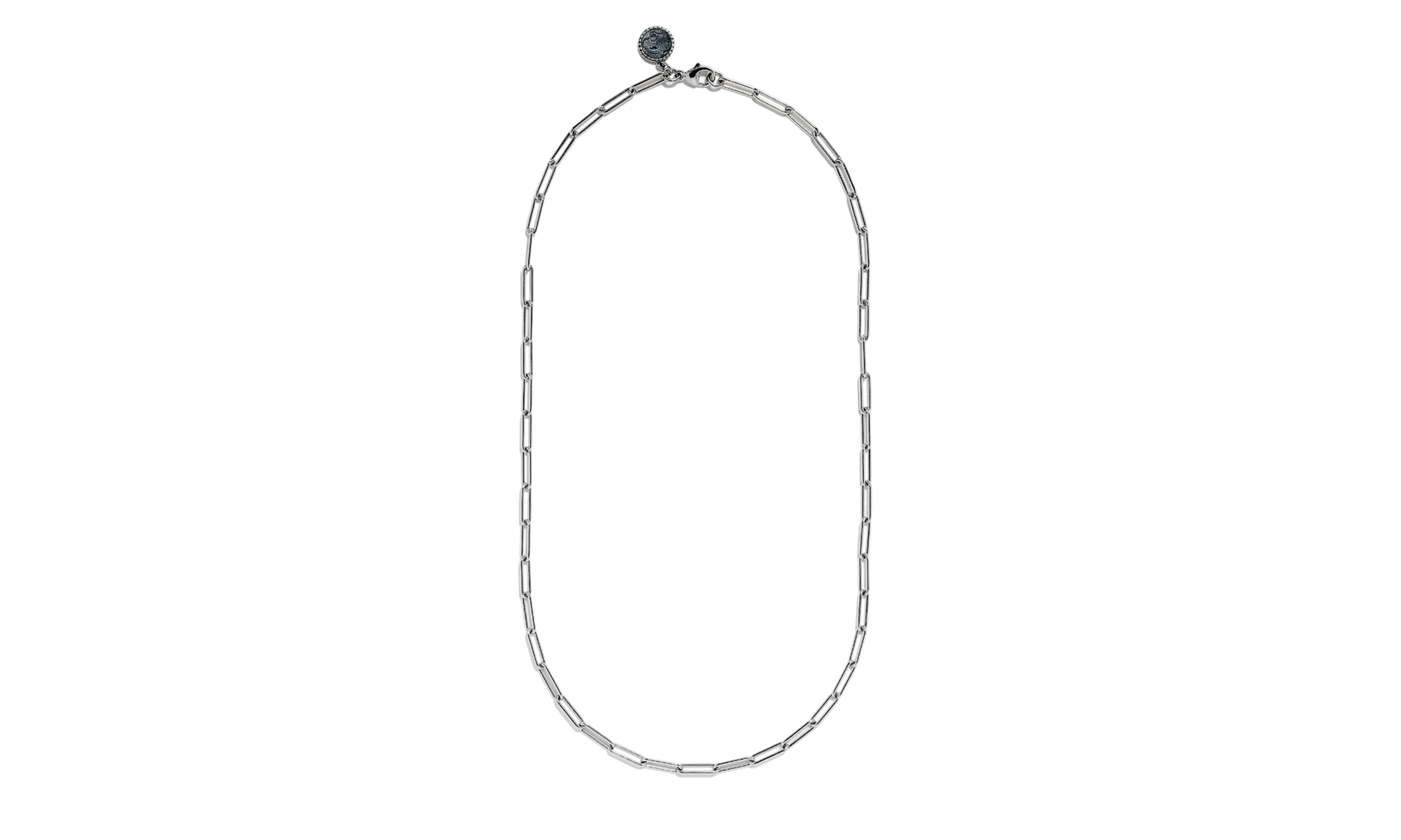 925 Sterling Silver Paperclip Chain Necklace