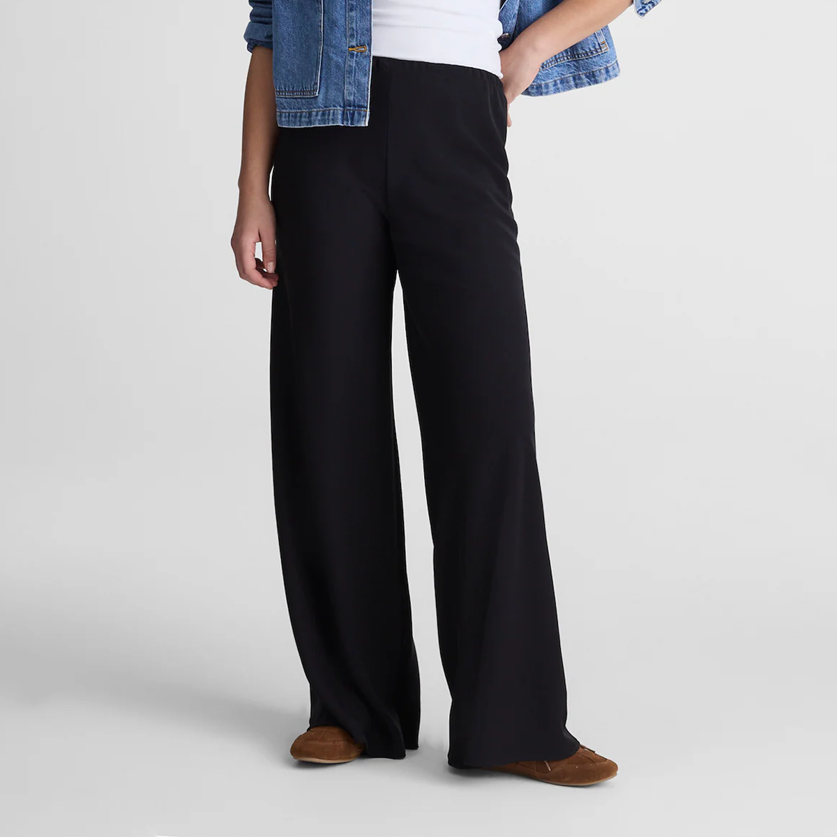 Madewell Pull-On Pants in Crepe