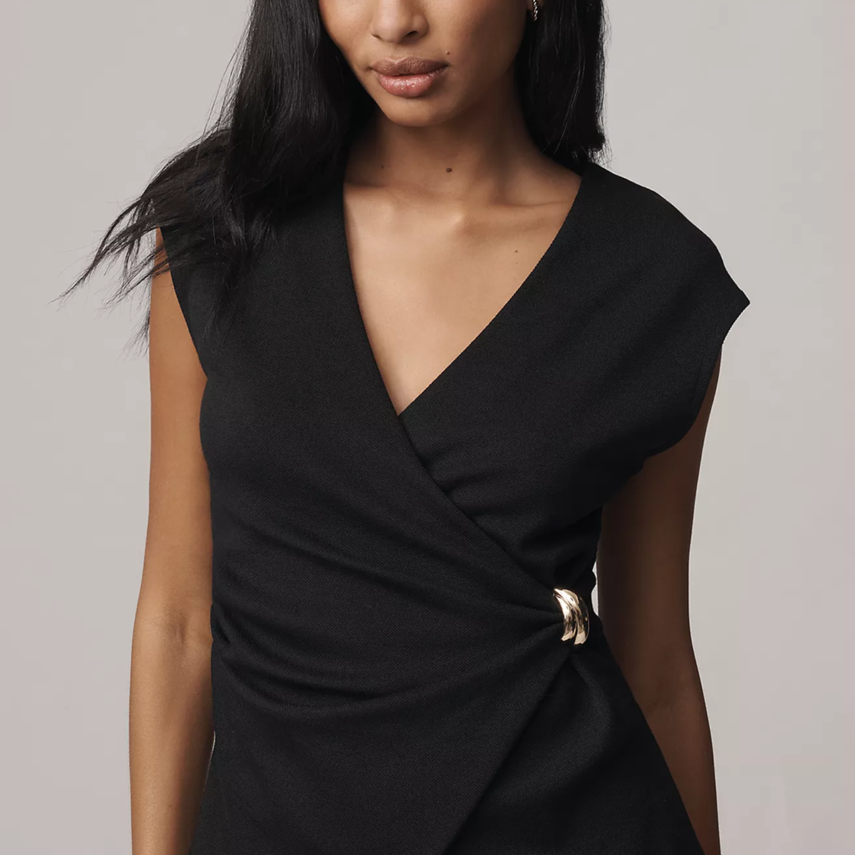 Maeve Hardware Wrap Top