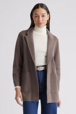 100% Organic Cotton Knit Blazer
