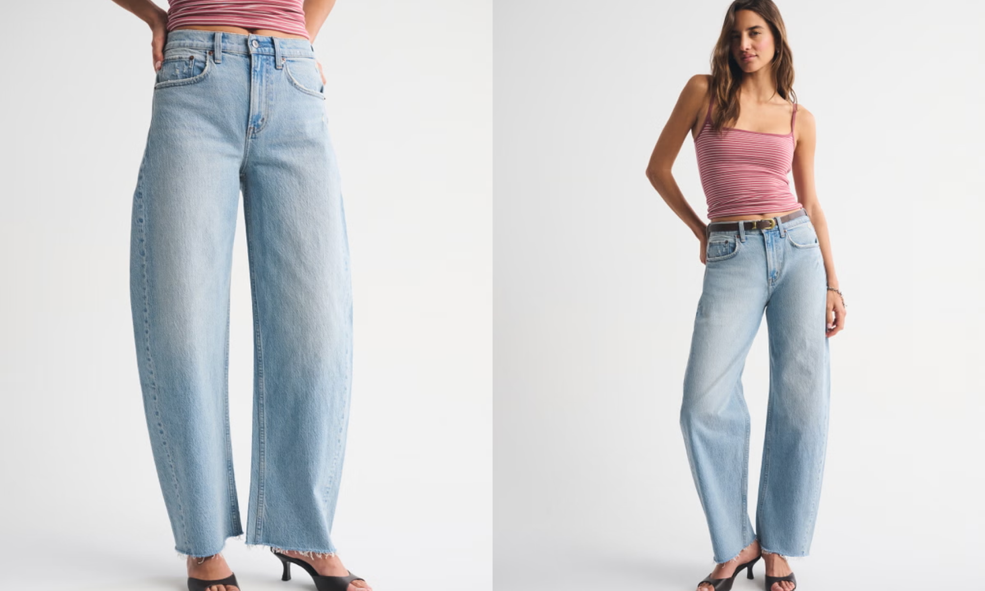 High-Rise Barrel Jean