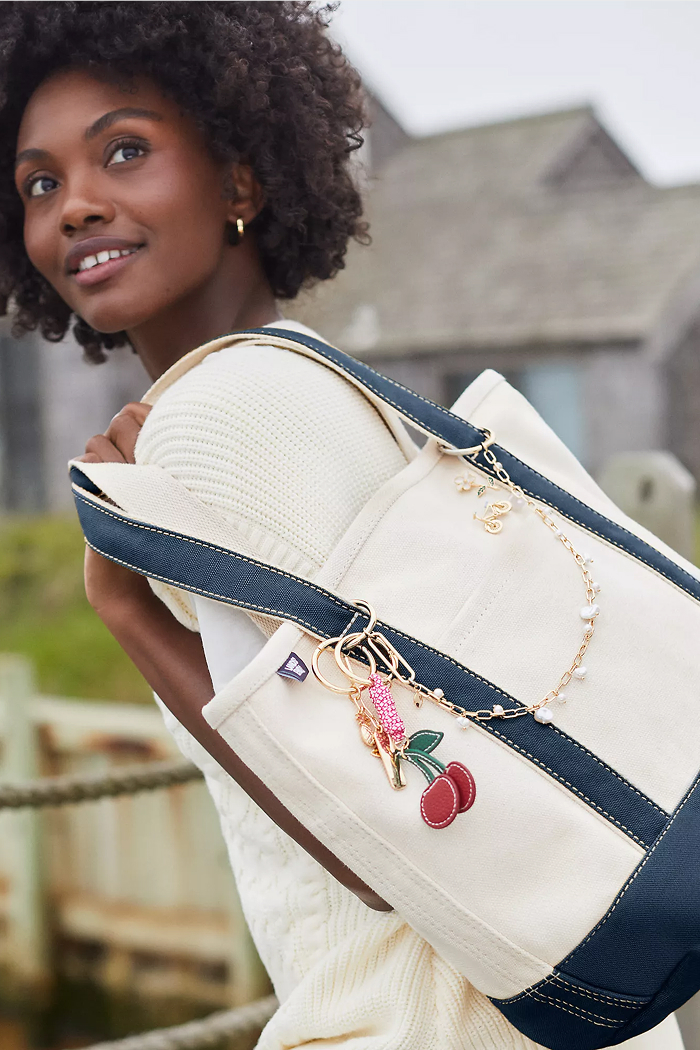 Medium 5-Pocket Open-Top Canvas Tote Bag