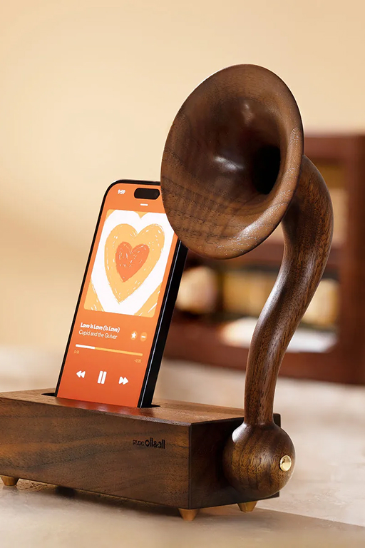 Acoustic Gramophone Amplifying Speaker