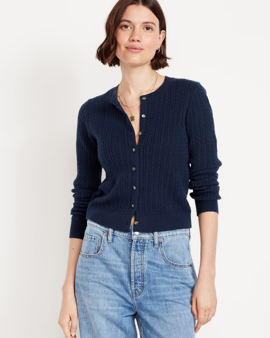 SoSoft Cropped Cardigan Sweater