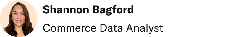 Shannon Bagford, Commerce Data Analyst 