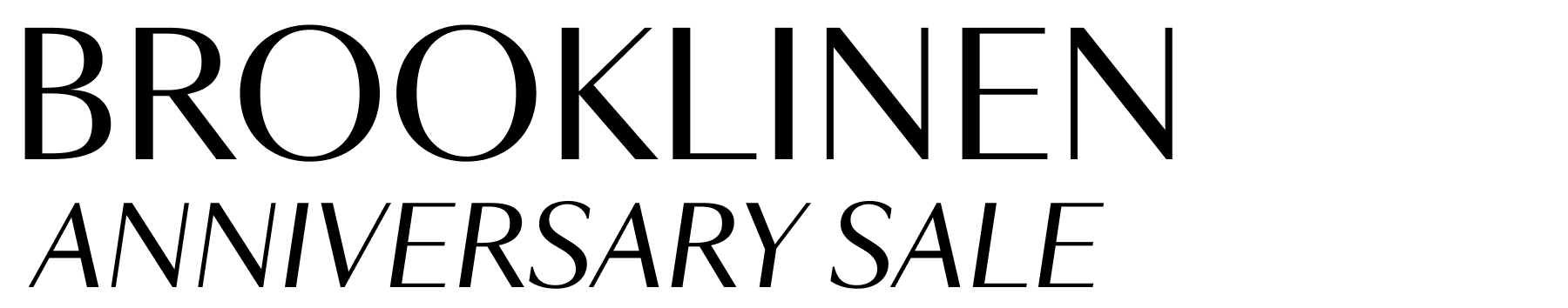 Brooklinen Anniversary Sale