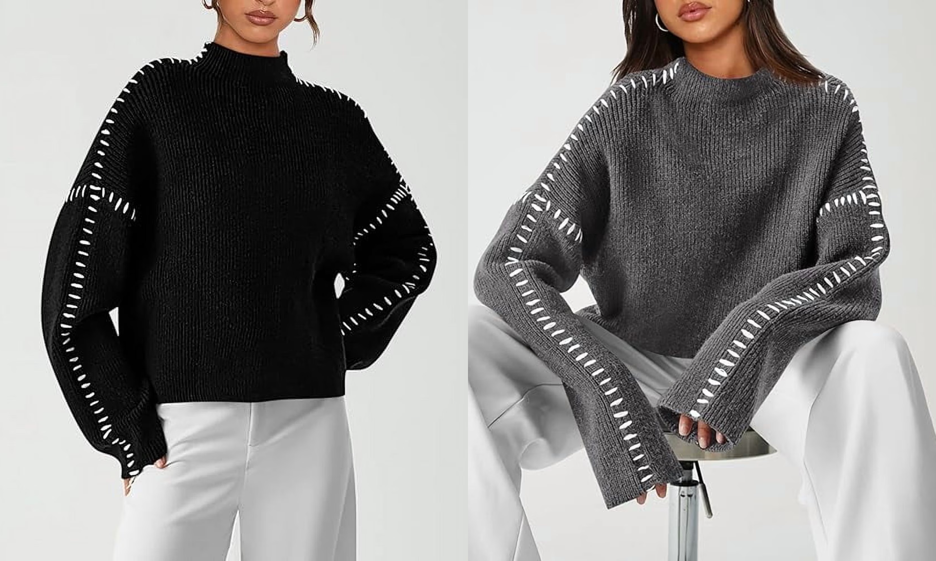 Women's Long Sleeve Mock Neck
