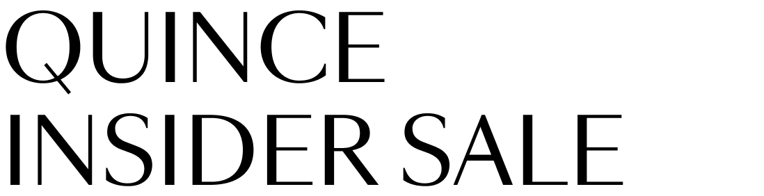 Quince Insider Sale