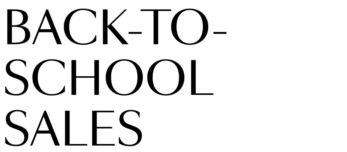 Back-to-School Sales
