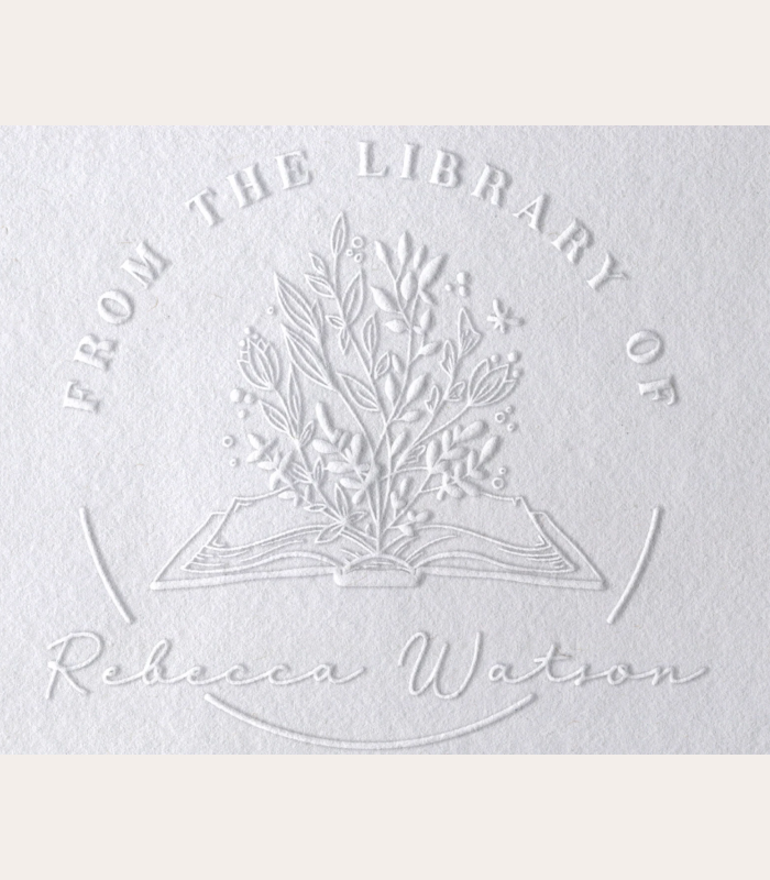 From the Library of Custom Book Embosser