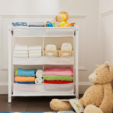 An affordable nursery organizer for diapers, wipes, and toys…