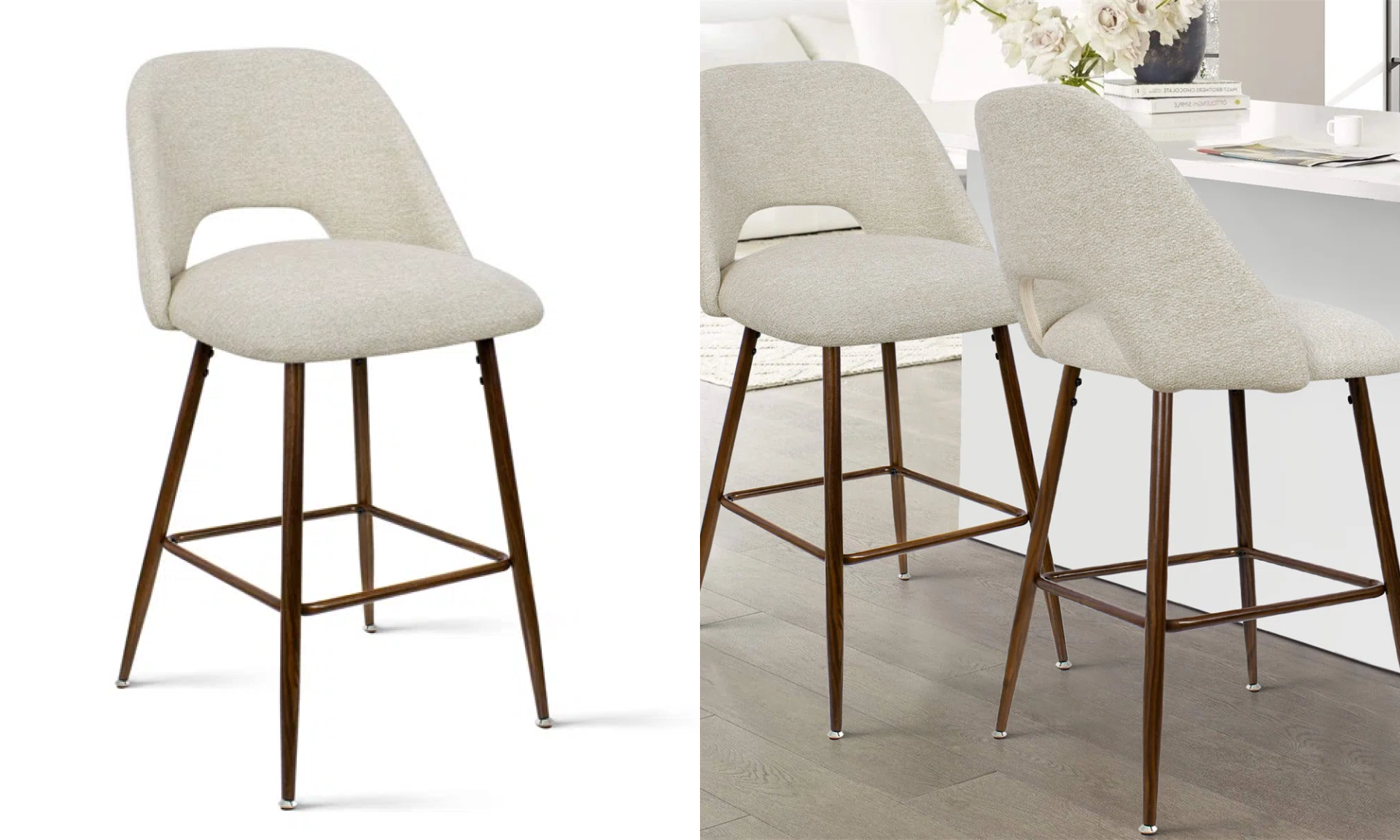 Berneta Upholstered Counter Stools