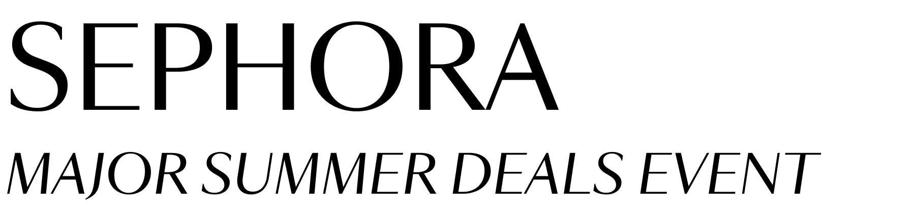 Sephora Major Summer Deals Event