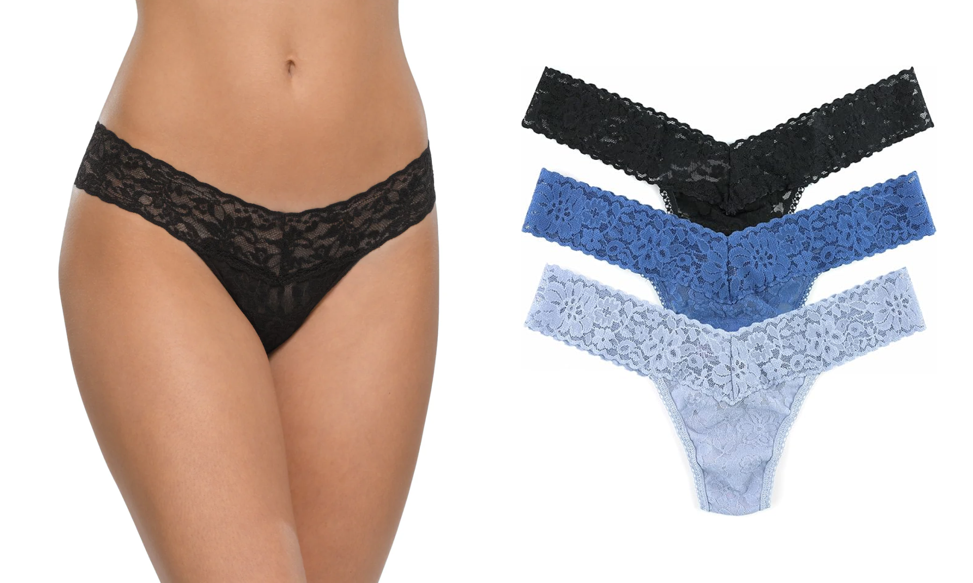 Daily Lace Low Rise Thongs