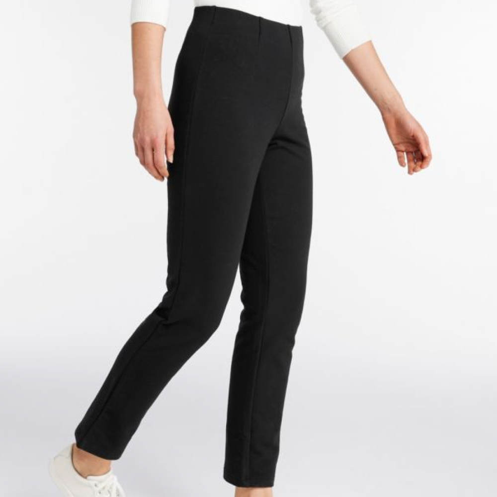 Women's Perfect Fit Pants, Fleece-Backed Slim-Leg
