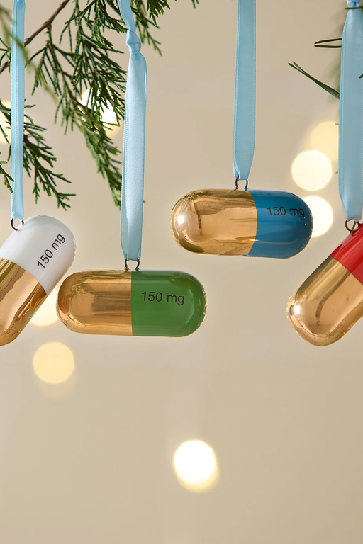Full Dose Gold Ornament Set