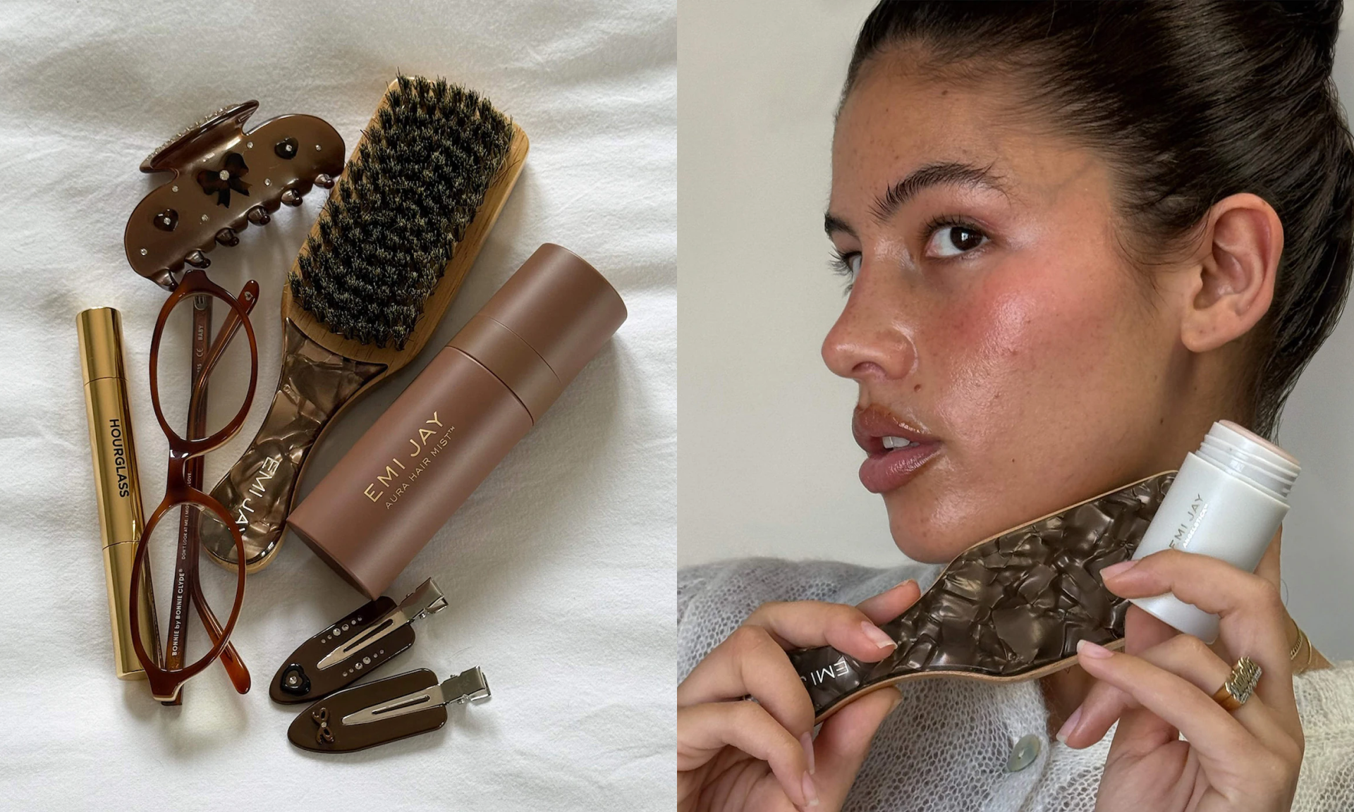 Mini Boar Bristle Hair Brush
