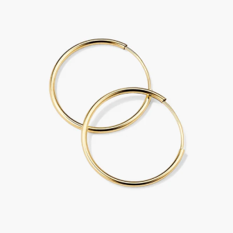 Hoop earrings that aren’t too big or too small…