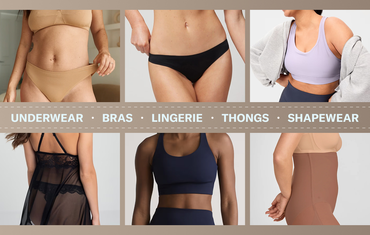 Underwear, Bras, Lingerie, Thongs, Shapewear