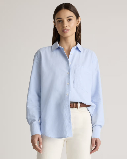 Organic Cotton Relaxed Oxford Shirt