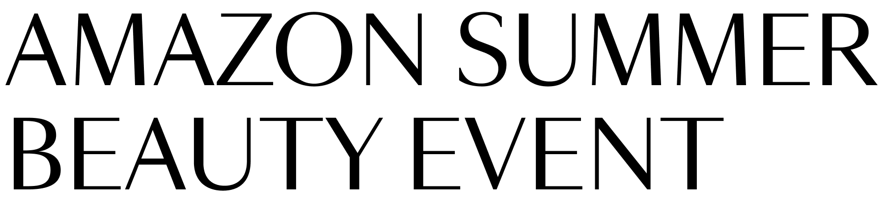 Amazon Summer Beauty Event
